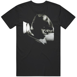 Notorious Big Biggie Smalls Cool Rap Retro Graphic Unisex Cotton Black T Shirt