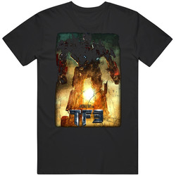 Transformers 3 Movie Retro Graphic Unisex Cotton Black T Shirt