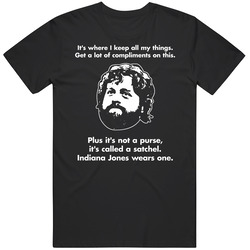 The Hangover Alan Purse Movie Quote Retro Graphic Unisex Cotton Black T Shirt