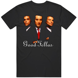 Good Fellas Retro Graphic Unisex Cotton Black T Shirt