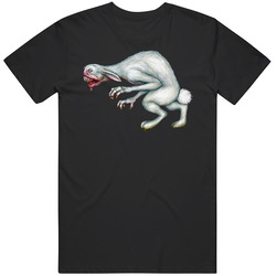 Evil Bunny Retro Graphic Unisex Cotton Black T Shirt