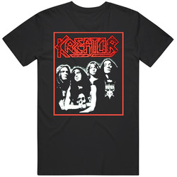 Cool Kreator Metal Band Photo Retro Graphic Unisex Cotton Black T Shirt