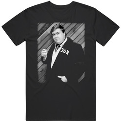 Johnny Larue Retro Graphic Unisex Cotton Black T Shirt