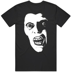 Captain Howdy Exorcist Bloody Retro Graphic Unisex Cotton Black T Shirt