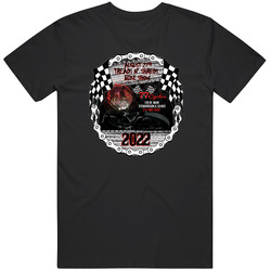 Treads N Shreds Retro Graphic Unisex Cotton Black T Shirt