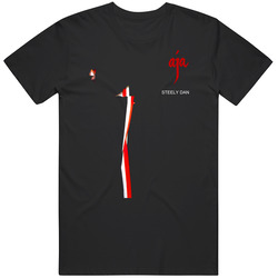 Aja Steellymit Retro Graphic Unisex Cotton Black T Shirt