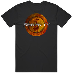 Seren Retro Graphic Unisex Cotton Black T Shirt