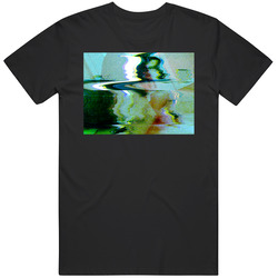 The Thrill Of Scrambled Ppv Porn Retro Graphic Unisex Cotton Black T Shirt
