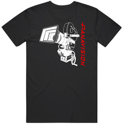 Panav Retro Graphic Unisex Cotton Black T Shirt