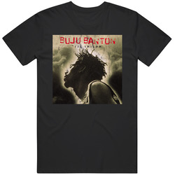 Buju Banton Til Shiloh Reggae Music Legend Fan Vintage Look Retro Graphic Unisex Cotton Black T Shirt