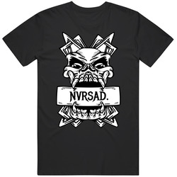 Skull Theme Retro Graphic Unisex Cotton Black T Shirt