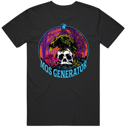 Mos Generator Alternative Metal Band The Golden Grass Retro Graphic Unisex Cotton Black T Shirt
