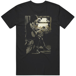 The Last Of Us Part Ii Retro Graphic Unisex Cotton Black T Shirt