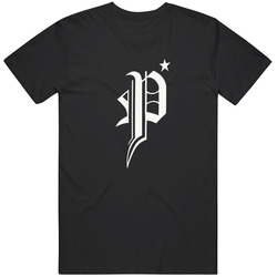 Philipp Plein 4 Retro Graphic Unisex Cotton Black T Shirt