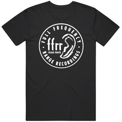 Ffrr Records Hip Hop Record Label Music Lovers Retro Graphic Unisex Cotton Black T Shirt