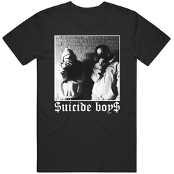 $uicideboy$ Retro Graphic Unisex Cotton Black T Shirt