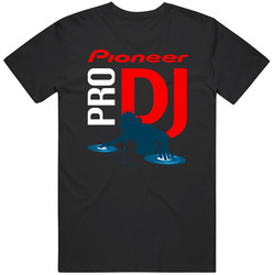 Pioneer B Retro Graphic Unisex Cotton Black T Shirt