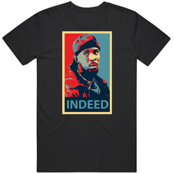 A The Womr Little Indeed 2 Retro Graphic Unisex Cotton Black T Shirt