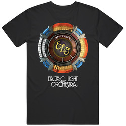 B Elo Logo 2 Retro Graphic Unisex Cotton Black T Shirt