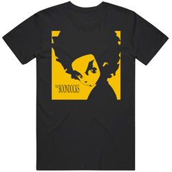 B The Boondocks Logo46140 Retro Graphic Unisex Cotton Black T Shirt