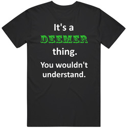 Its A Deemer Thing You Wouldnt Understand Circus Name Retro Graphic Unisex Cotton Black T Shirt