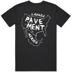 Pavement Band 1 020945648 Retro Graphic Unisex Cotton Black T Shirt
