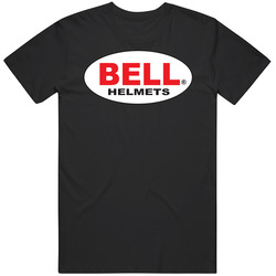 Bell Helmets Style Logo Retro Graphic Unisex Cotton Black T Shirt