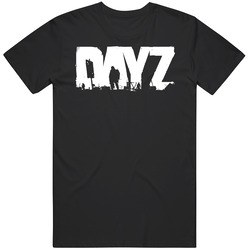 Dayz Logo 180302 B Retro Graphic Unisex Cotton Black T Shirt
