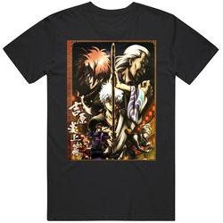 Gintama Anime Tv Show  Cool Fan Retro Graphic Unisex Cotton Black T Shirt