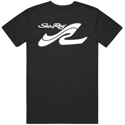 Sea Ray Boats 2 Retro Graphic Unisex Cotton Black T Shirt