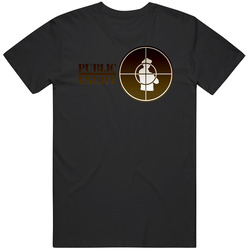 Public Enemy New Style Hot Item Retro Graphic Unisex Cotton Black T Shirt