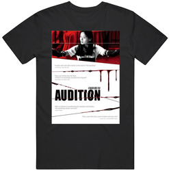 Audition Cool Vintage 90's Movie  Fan Retro Graphic Unisex Cotton Black T Shirt