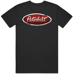 Peterbilt 1 Retro Graphic Unisex Cotton Black T Shirt