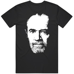 George Carlin 2 Retro Graphic Unisex Cotton Black T Shirt