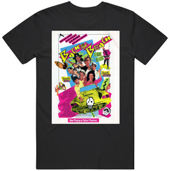 Back To The Beach Cool 80's Comedy Vintage Classic Movie  Fan Retro Graphic Unisex Cotton Black T Shirt