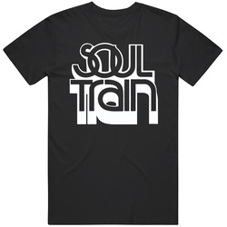 Soul Train Retro Graphic Unisex Cotton Black T Shirt