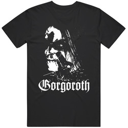 Gorgoroth Logo Retro Graphic Unisex Cotton Black T Shirt