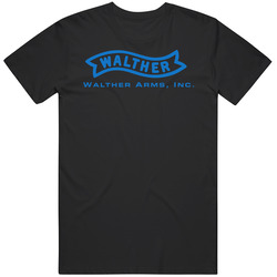 Walther Firearms 3 Retro Graphic Unisex Cotton Black T Shirt