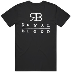 Royal Blood Retro Graphic Unisex Cotton Black T Shirt