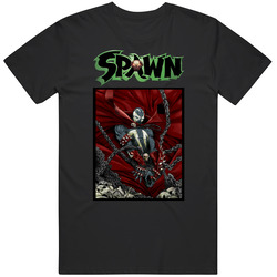 Spawn Retro Graphic Unisex Cotton Black T Shirt