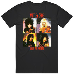 Tr Motley Sf8sjdf Retro Graphic Unisex Cotton Black T Shirt