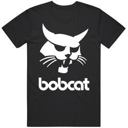 Tw Bobcat D9fjdf Retro Graphic Unisex Cotton Black T Shirt