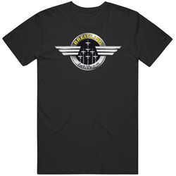 Breitling Jet Team 3 Retro Graphic Unisex Cotton Black T Shirt