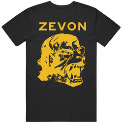 Warren Zevon 2 Retro Graphic Unisex Cotton Black T Shirt