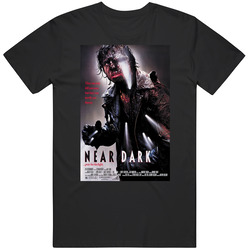 Near Dark Cool Vintage 80's Movie  Fan Retro Graphic Unisex Cotton Black T Shirt