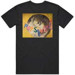 Fat Squirrel Funny James Franco Why Him Movie Painting Retro Graphic Unisex Cotton Black T Shirt