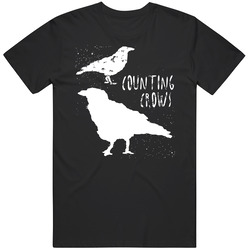 Counting Crows 2 150417 Retro Graphic Unisex Cotton Black T Shirt