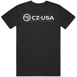 Cz Usa Retro Graphic Unisex Cotton Black T Shirt