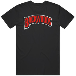 Backwoods Retro Graphic Unisex Cotton Black T Shirt