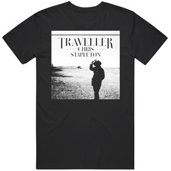 Chris Stapleton 1 - Traveller P03e Retro Graphic Unisex Cotton Black T Shirt